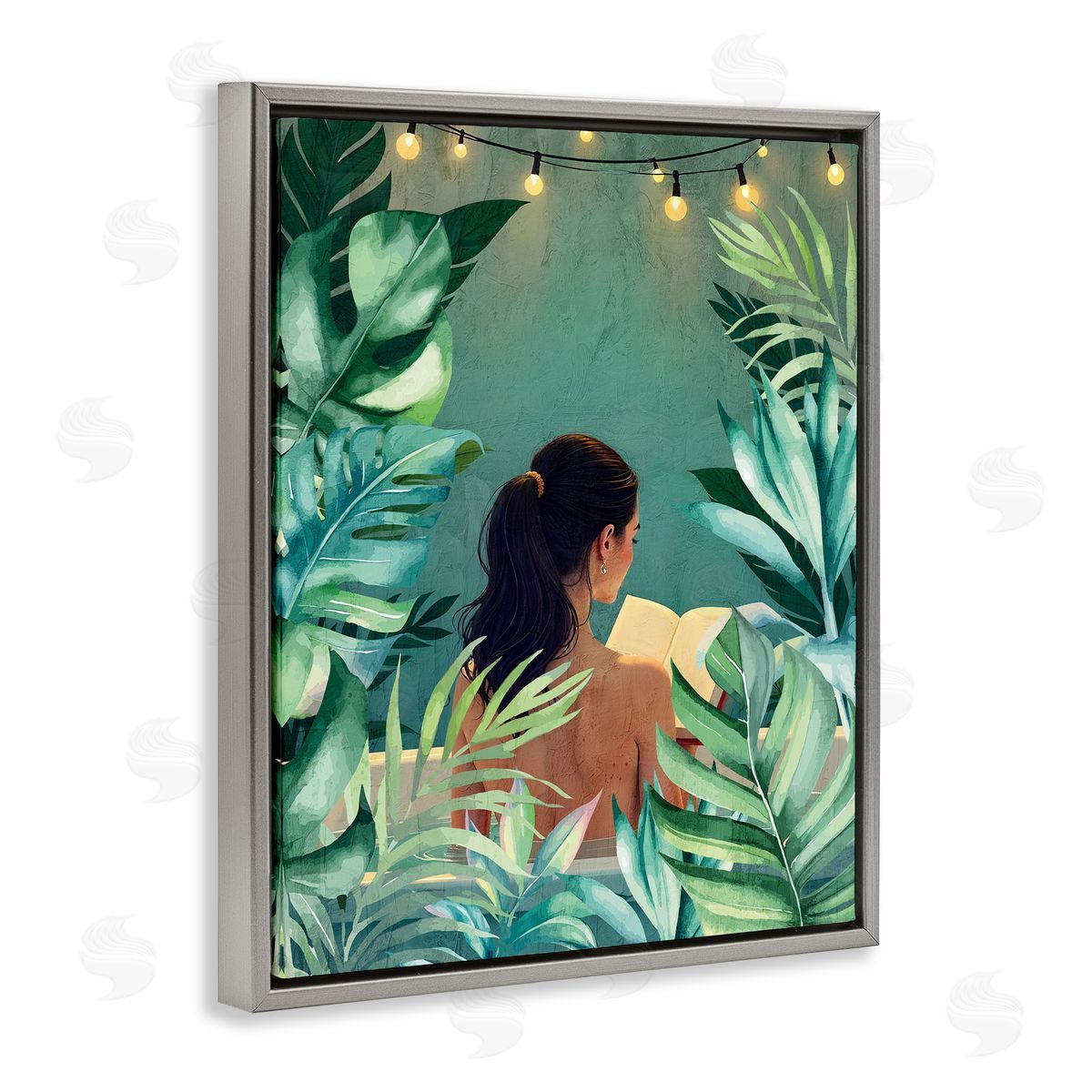 Kim Allen Twinkle Palm Girl Portrait Canvas Wall Art Print