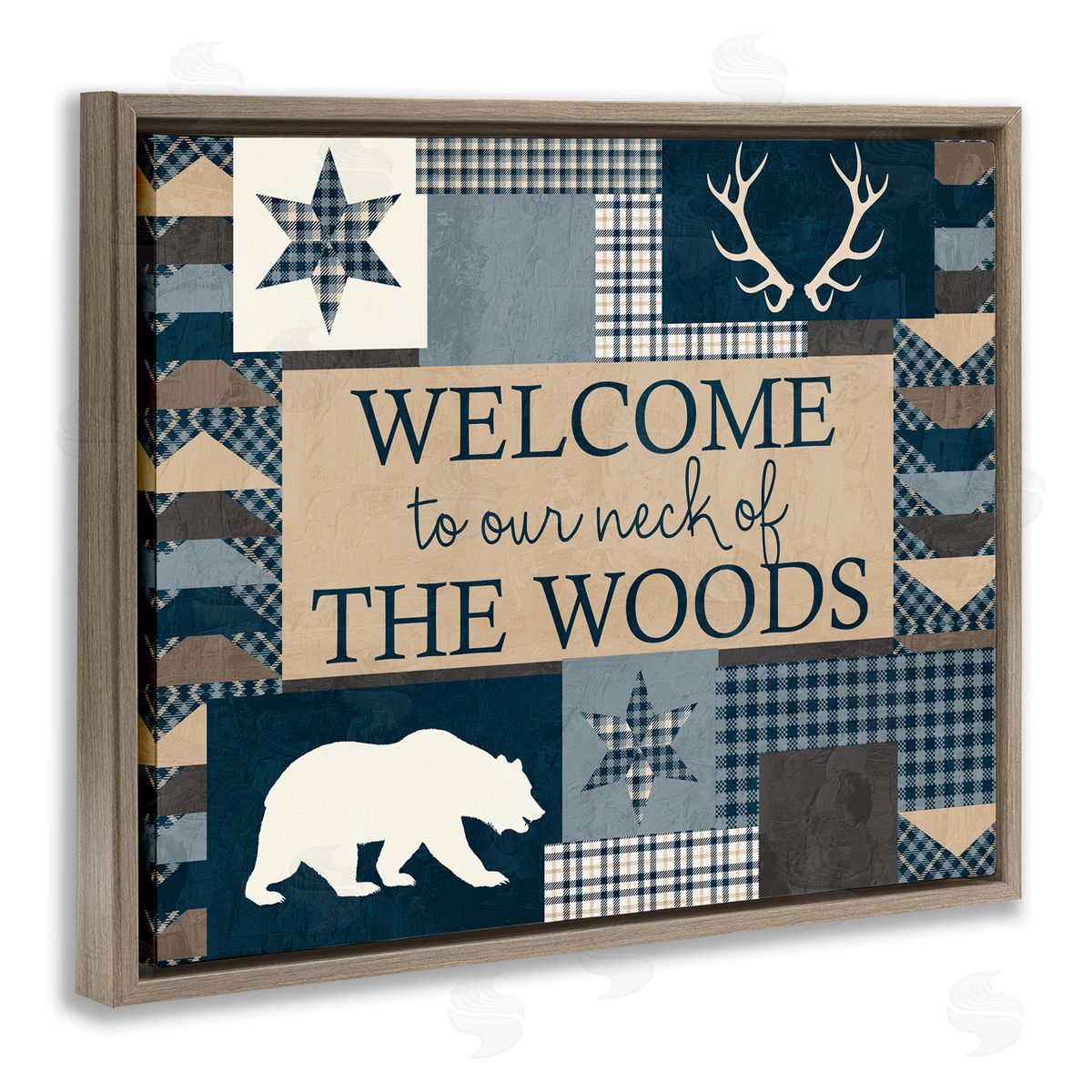 Kim Allen Our Neck of Woods Motif Canvas Wall Art Print