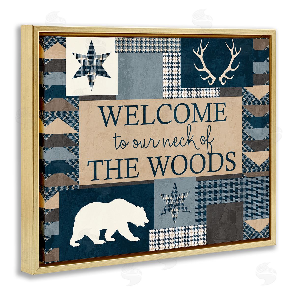 Kim Allen Our Neck of Woods Motif Canvas Wall Art Print