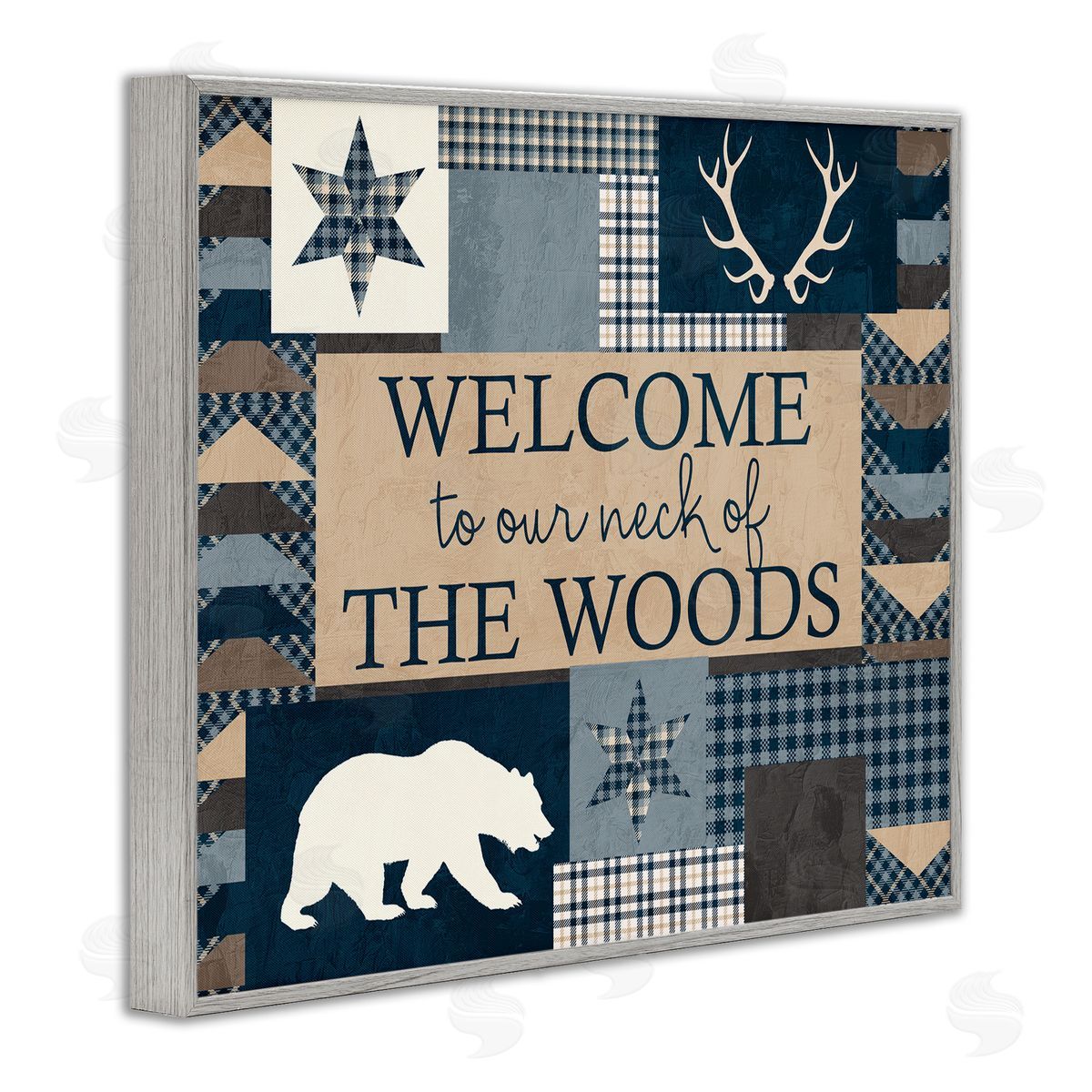 Kim Allen Our Neck of Woods Motif Canvas Wall Art Print