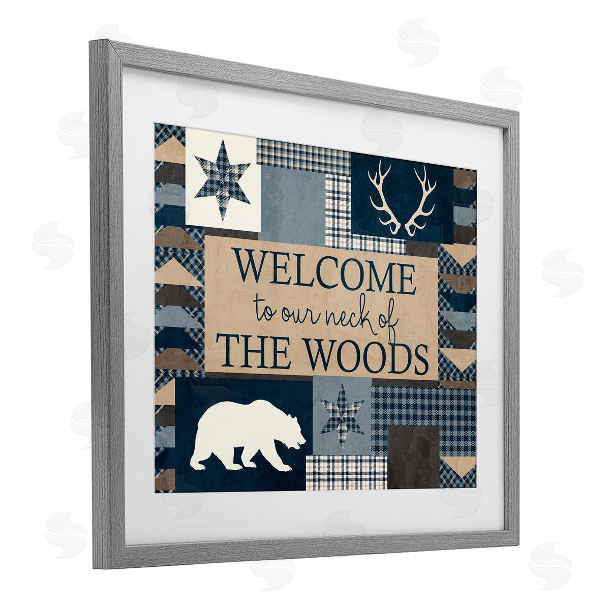 Kim Allen Our Neck of Woods Motif Canvas Wall Art Print