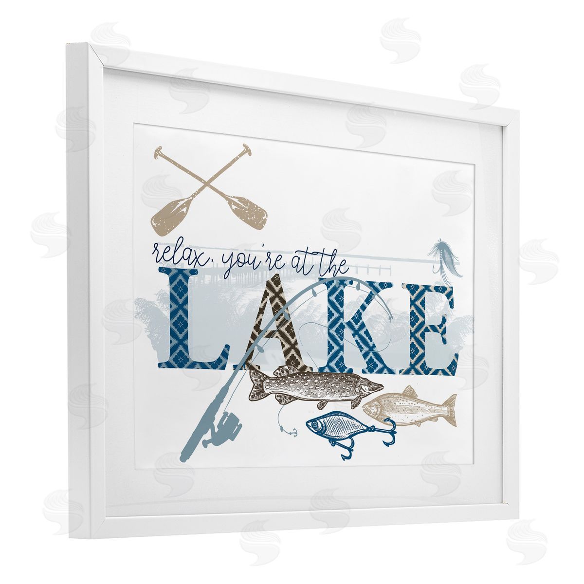 Kim Allen Always Better Lake Fishing Canvas Wall Art Print