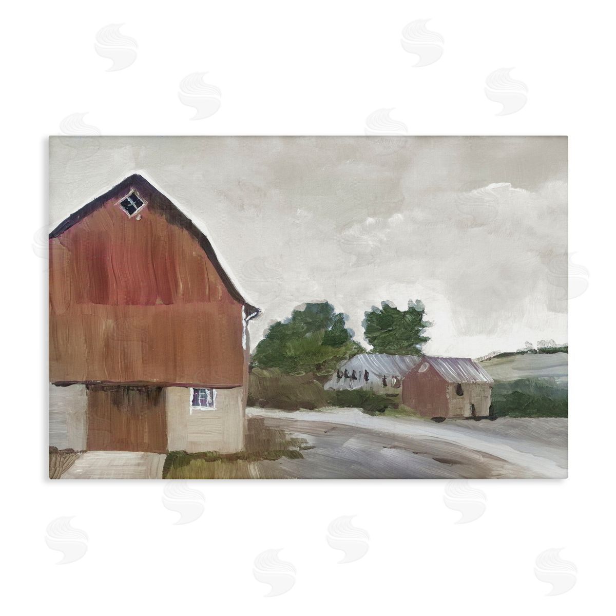 Errico & Slyp Grace Farm Barn View Canvas Wall Art Print