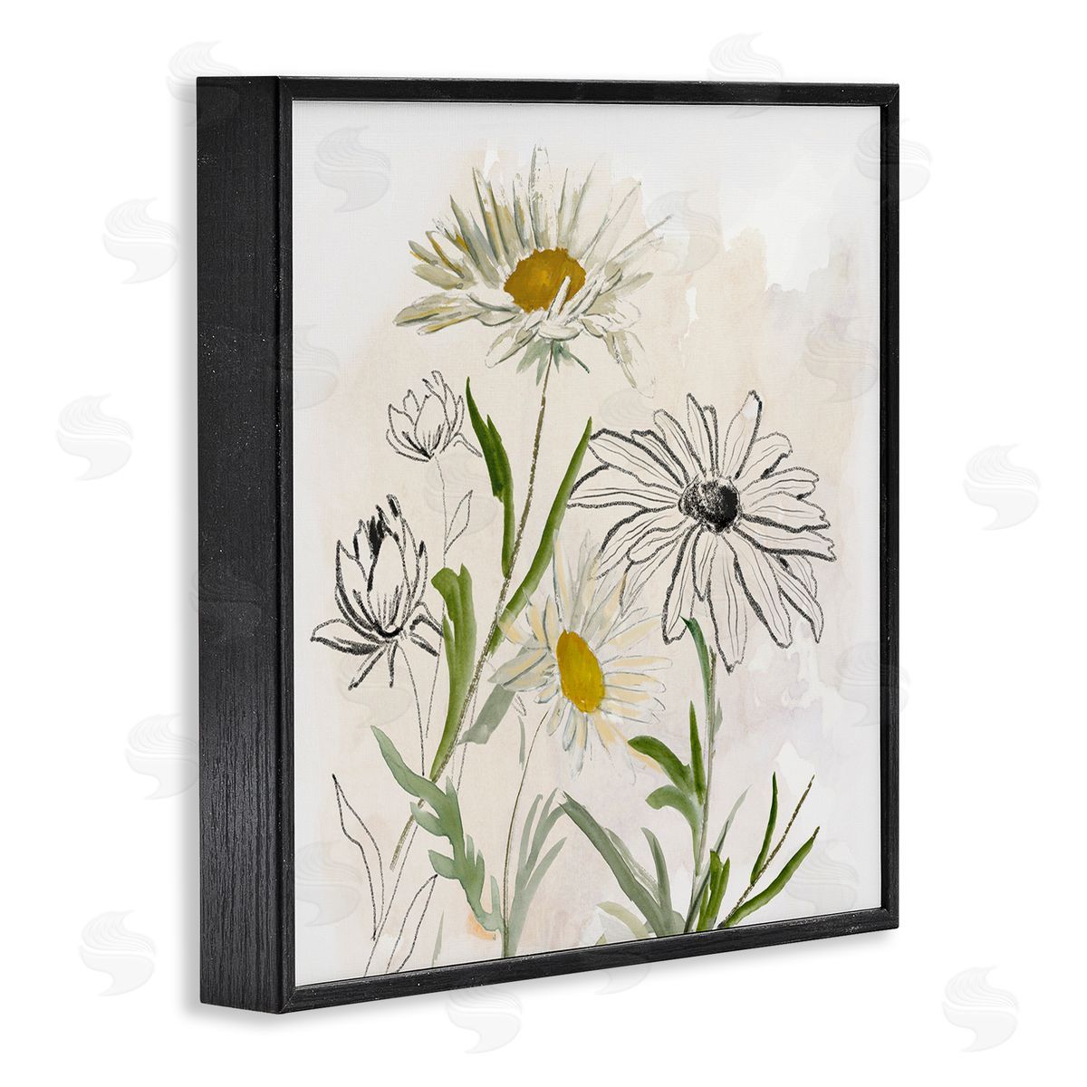 Jacob Q Pure Simplicity Flowers Canvas Wall Art Print