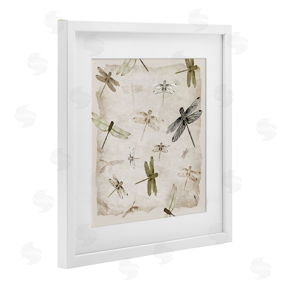 Jacob Q Glide In Grace Dragonflies Canvas Wall Art Print