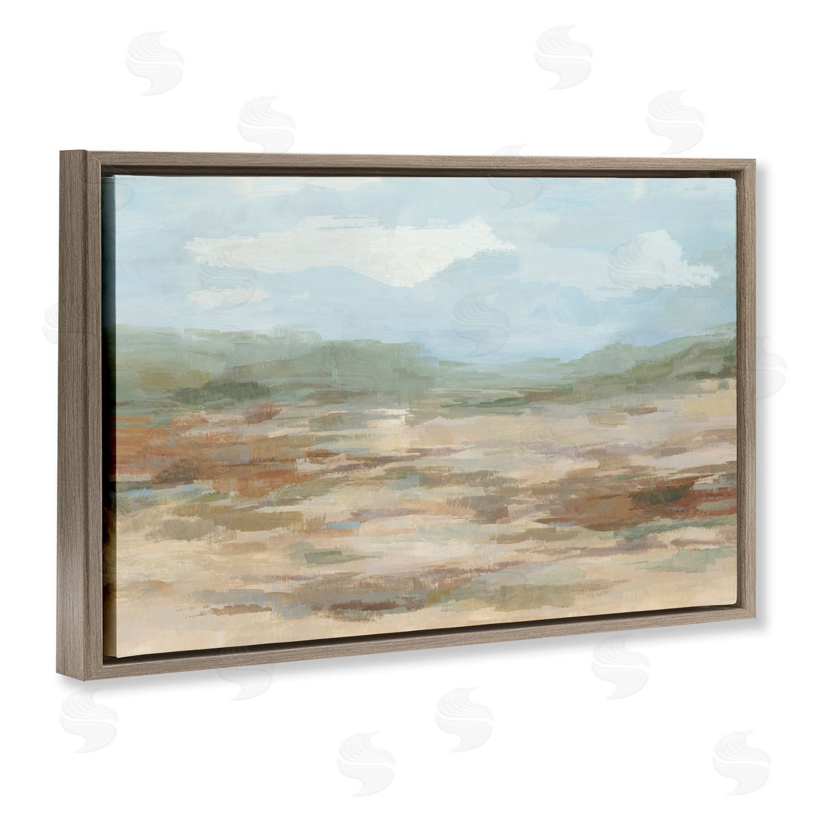 Hannah Dawson Desert Calm Abstract View Canvas Wall Art Print