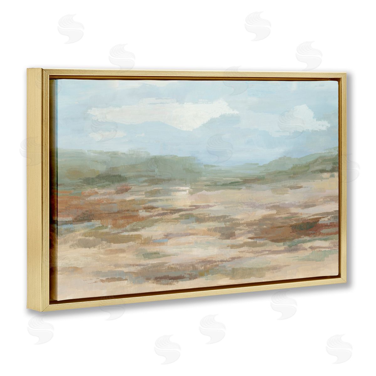 Hannah Dawson Desert Calm Abstract View Canvas Wall Art Print