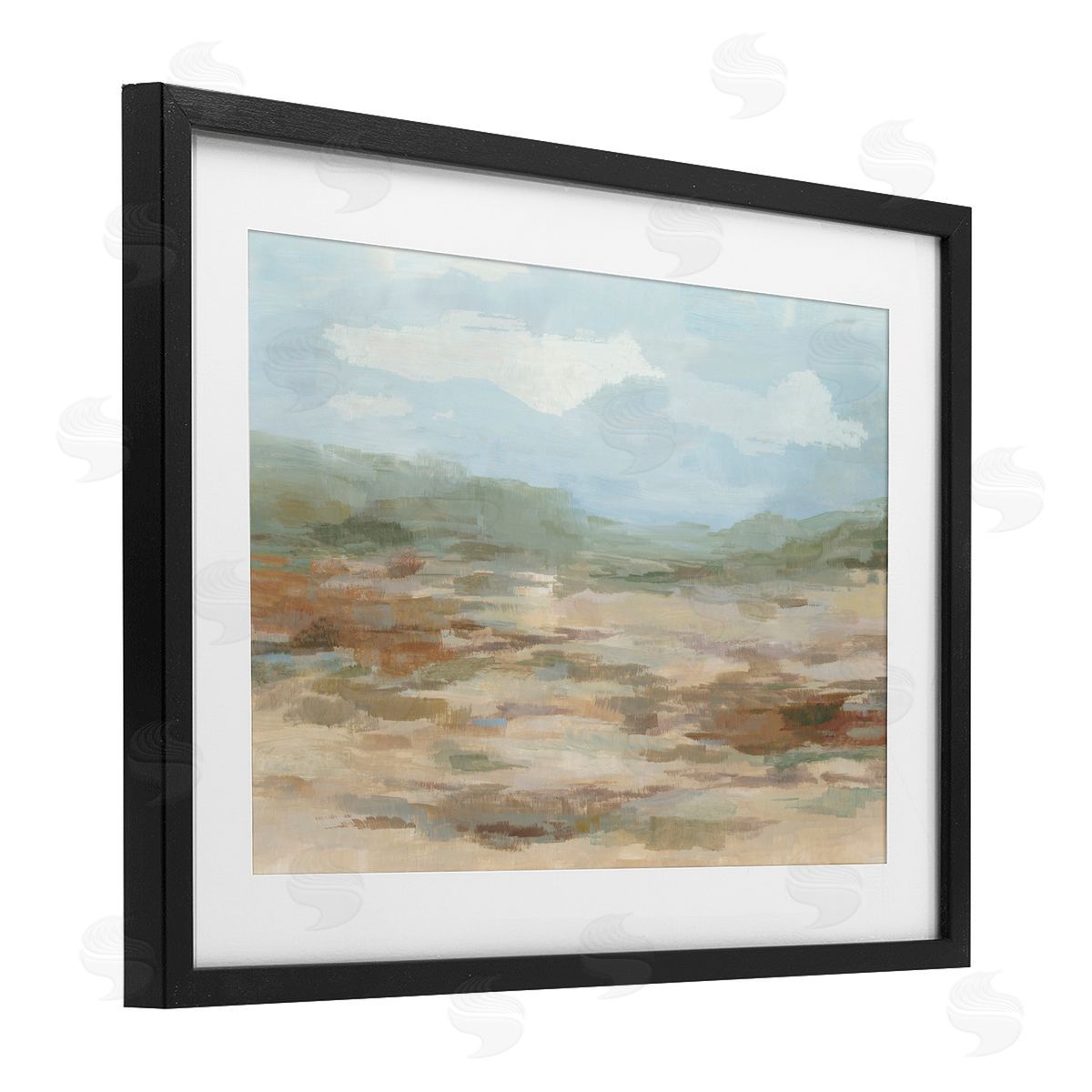 Hannah Dawson Desert Calm Abstract View Canvas Wall Art Print