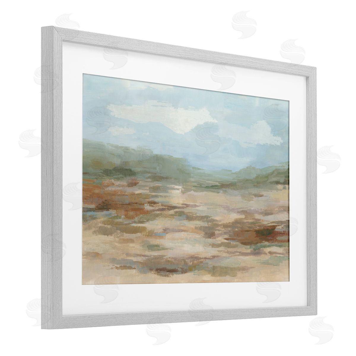 Hannah Dawson Desert Calm Abstract View Canvas Wall Art Print