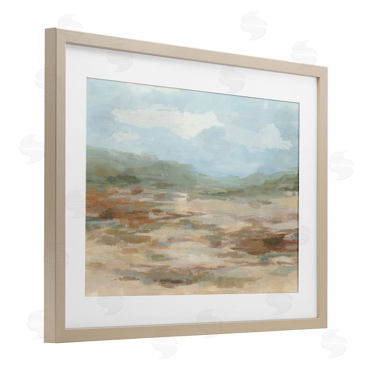 Hannah Dawson Desert Calm Abstract View Canvas Wall Art Print