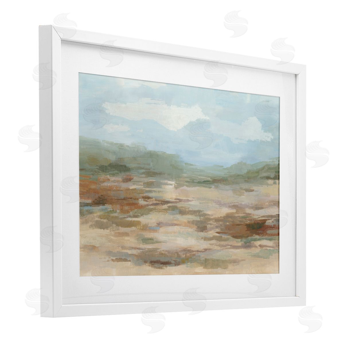 Hannah Dawson Desert Calm Abstract View Canvas Wall Art Print