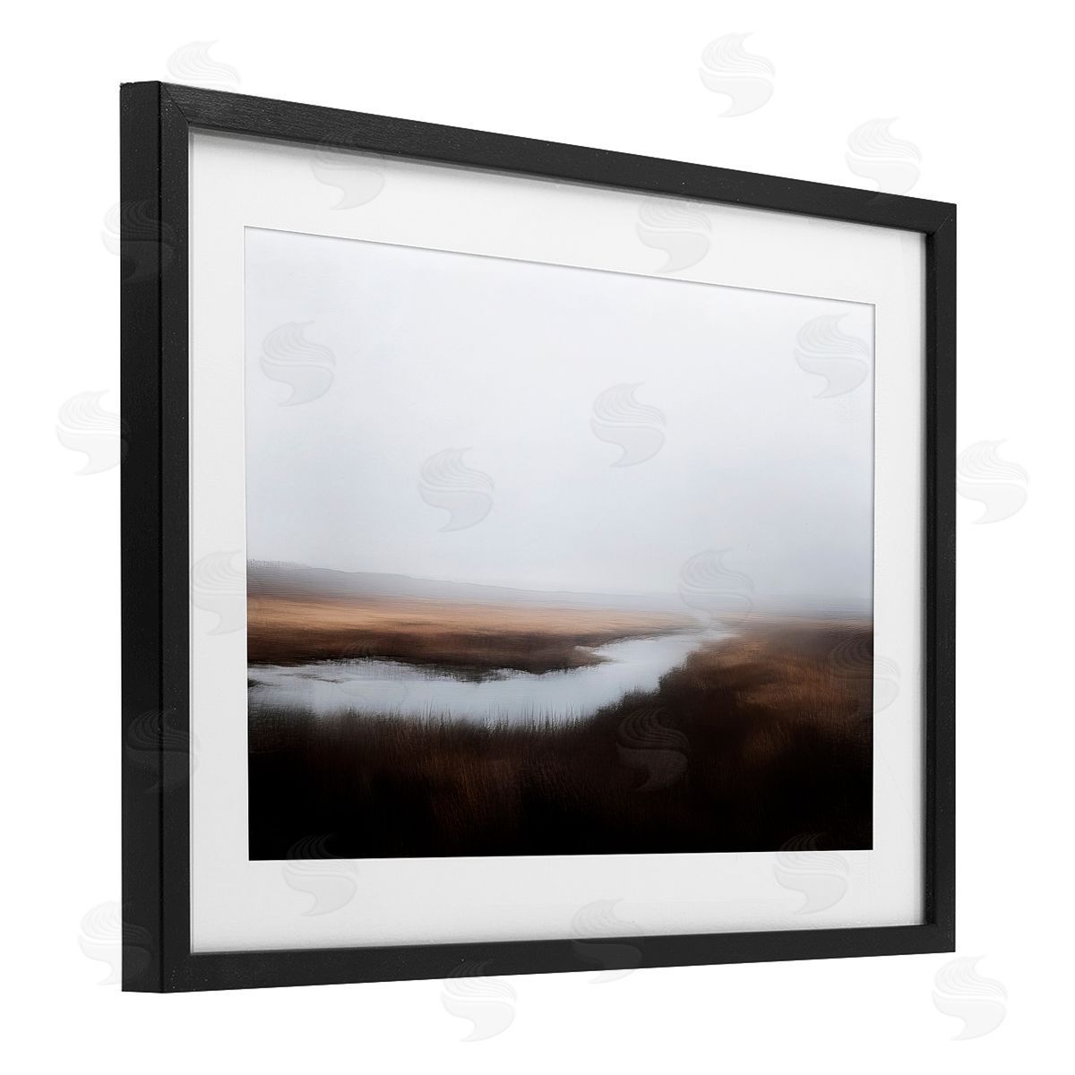 Novae Still Lake Illusion Canvas Wall Art Print