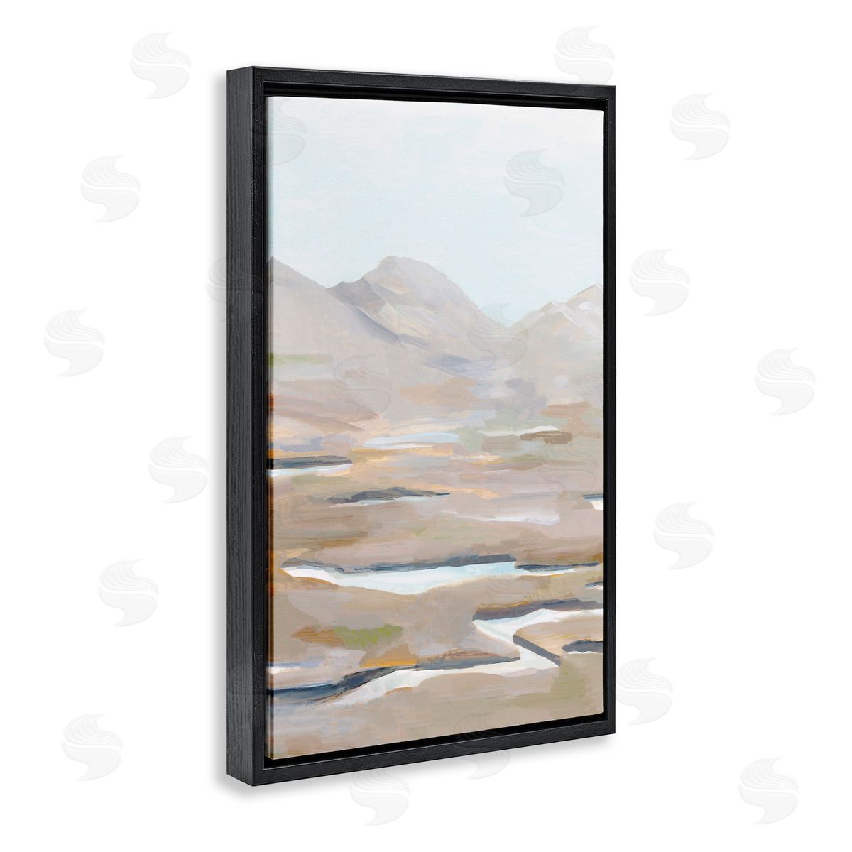 Hannah Dawson Earthbound Serenity in Neutrals Canvas Wall Art Print