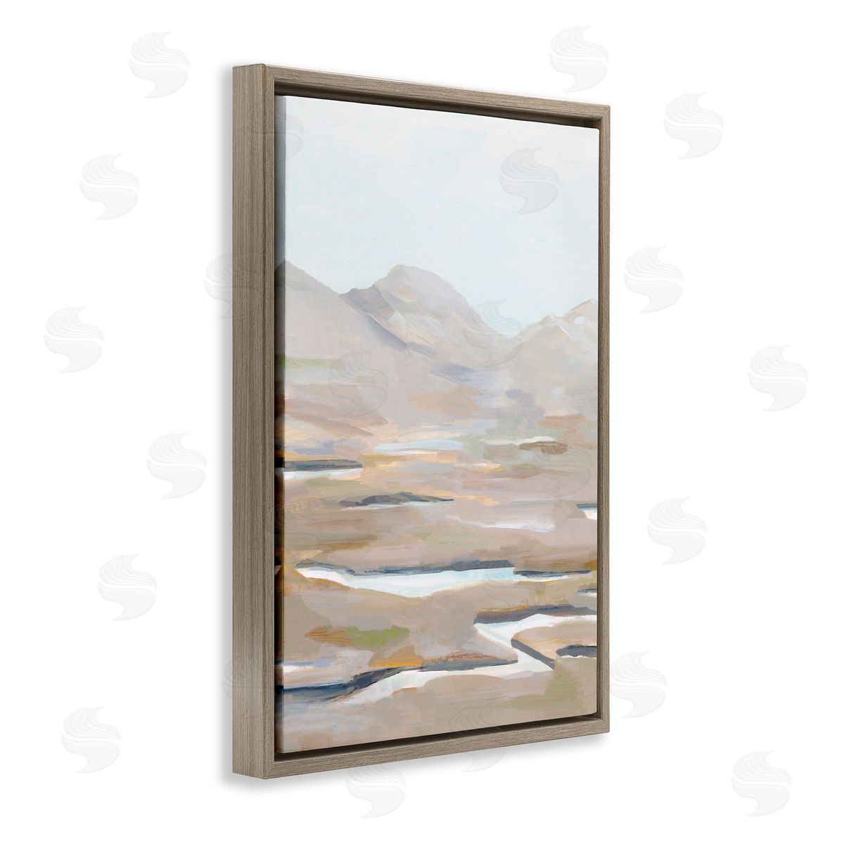 Hannah Dawson Earthbound Serenity in Neutrals Canvas Wall Art Print