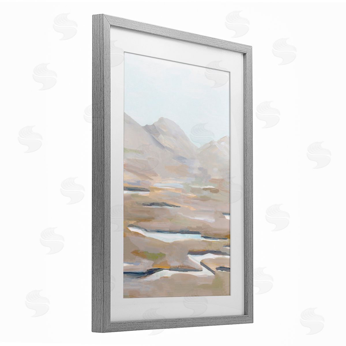 Hannah Dawson Earthbound Serenity in Neutrals Canvas Wall Art Print