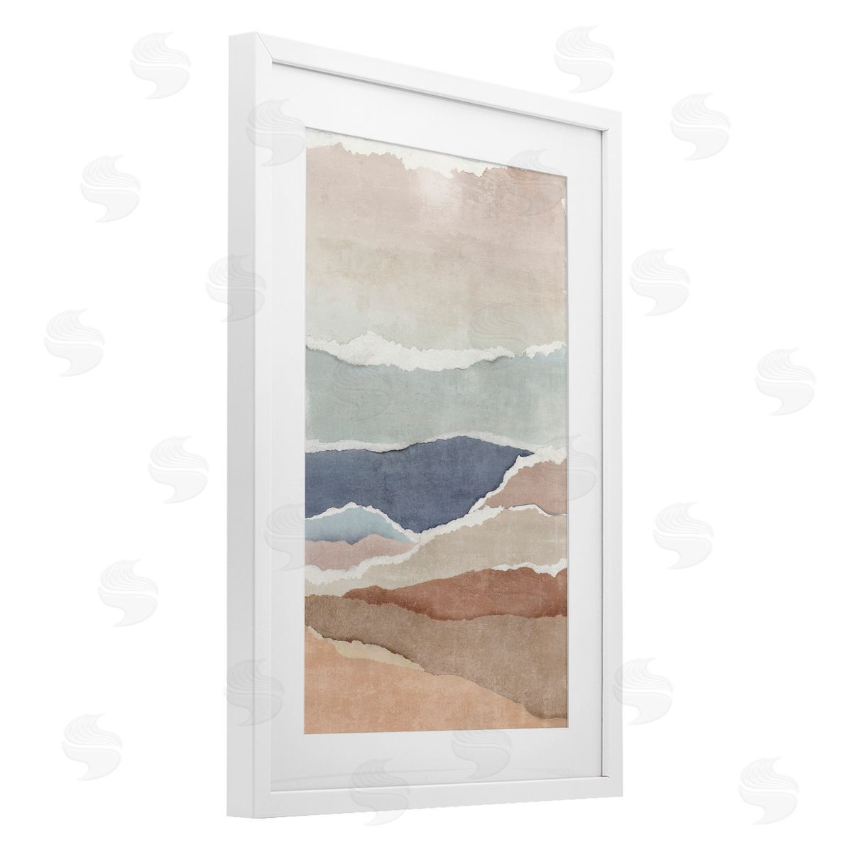 Emma Peal Fragments Of The Tide Canvas Wall Art Print