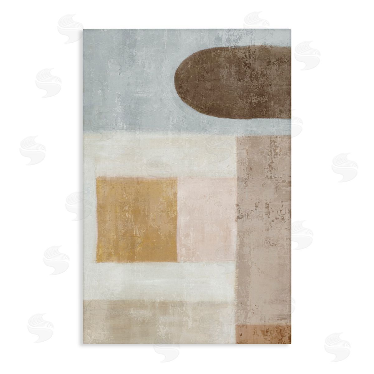 Emma Peal Subtle Drift in Neutrals Canvas Wall Art Print