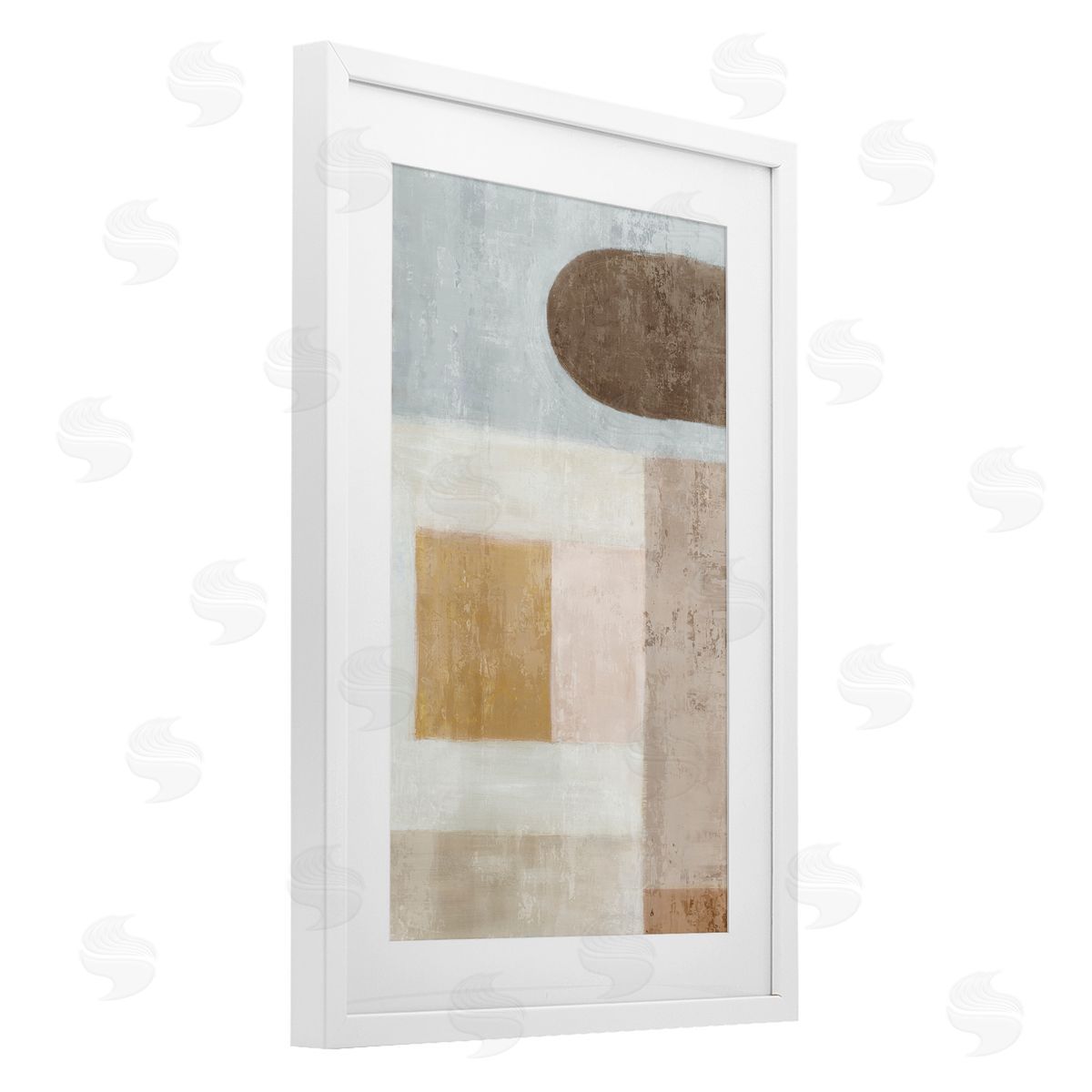 Emma Peal Subtle Drift in Neutrals Canvas Wall Art Print