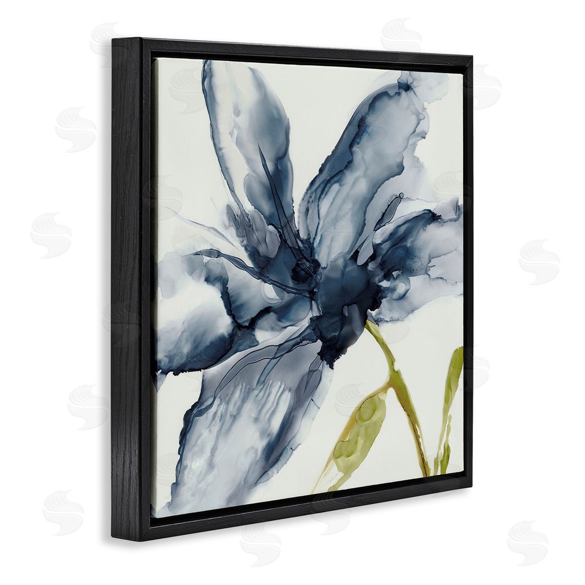 Jacob Q Petals Of Sky Flower Canvas Wall Art Print