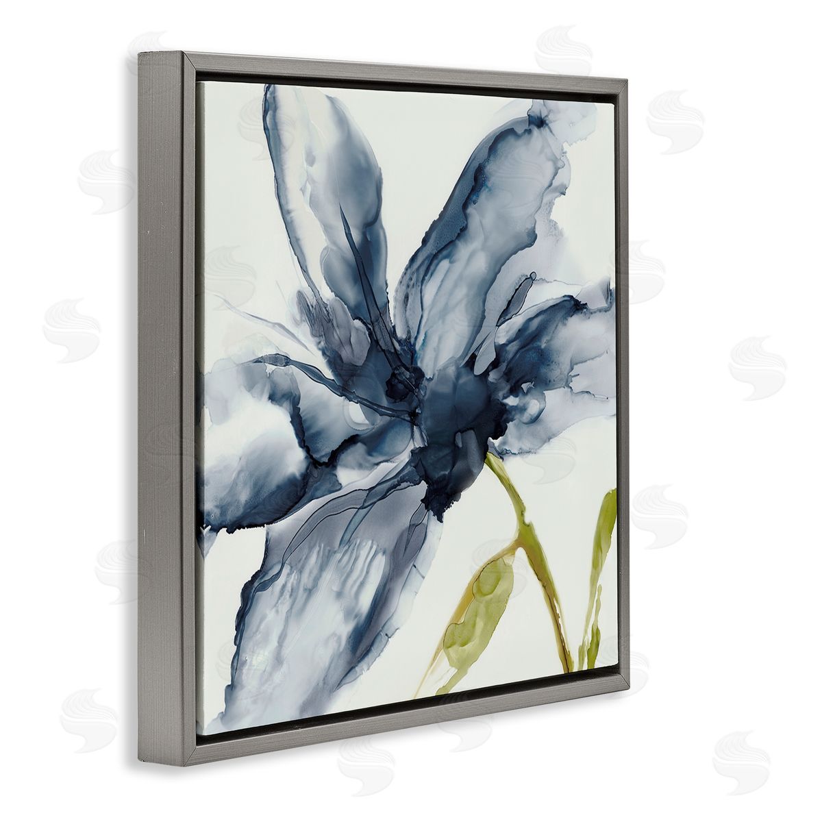 Jacob Q Petals Of Sky Flower Canvas Wall Art Print