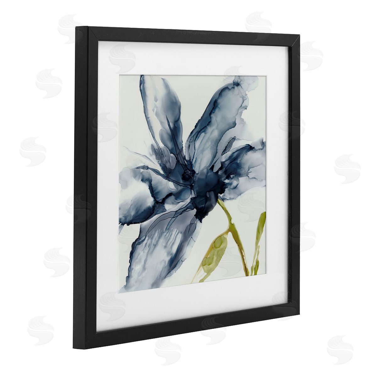 Jacob Q Petals Of Sky Flower Canvas Wall Art Print