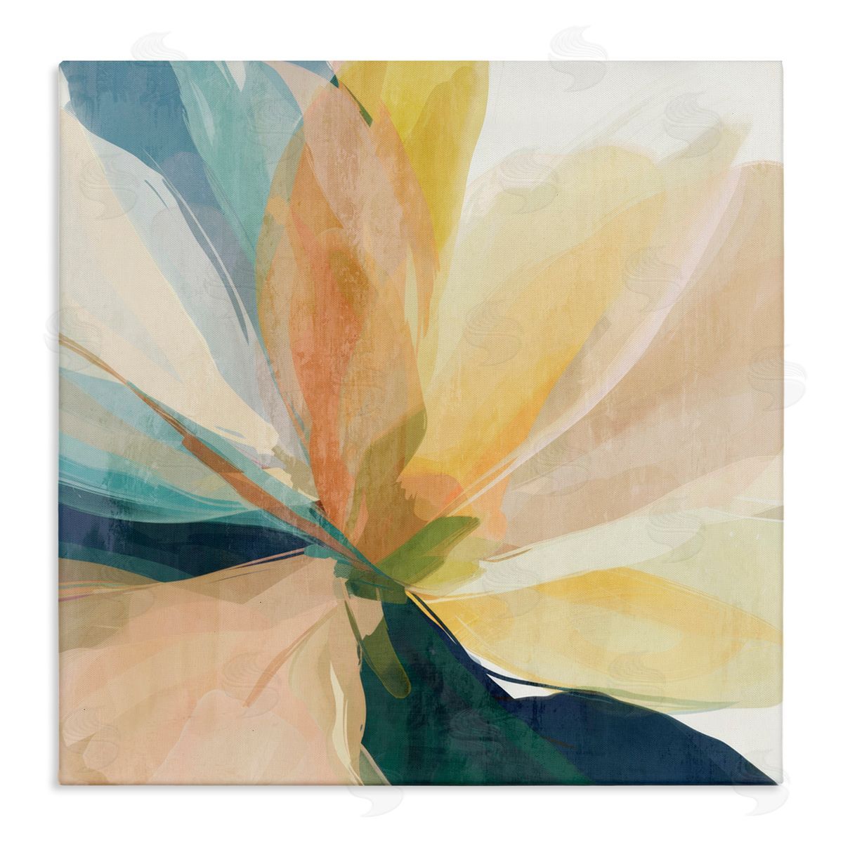 Irena Orlov Contemporary Sunshine Floral Canvas Wall Art Print