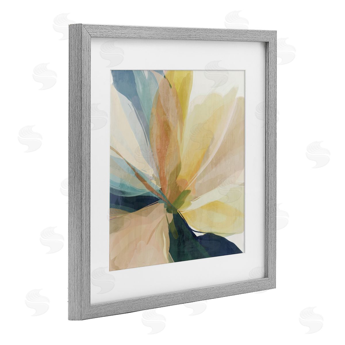 Irena Orlov Contemporary Sunshine Floral Canvas Wall Art Print
