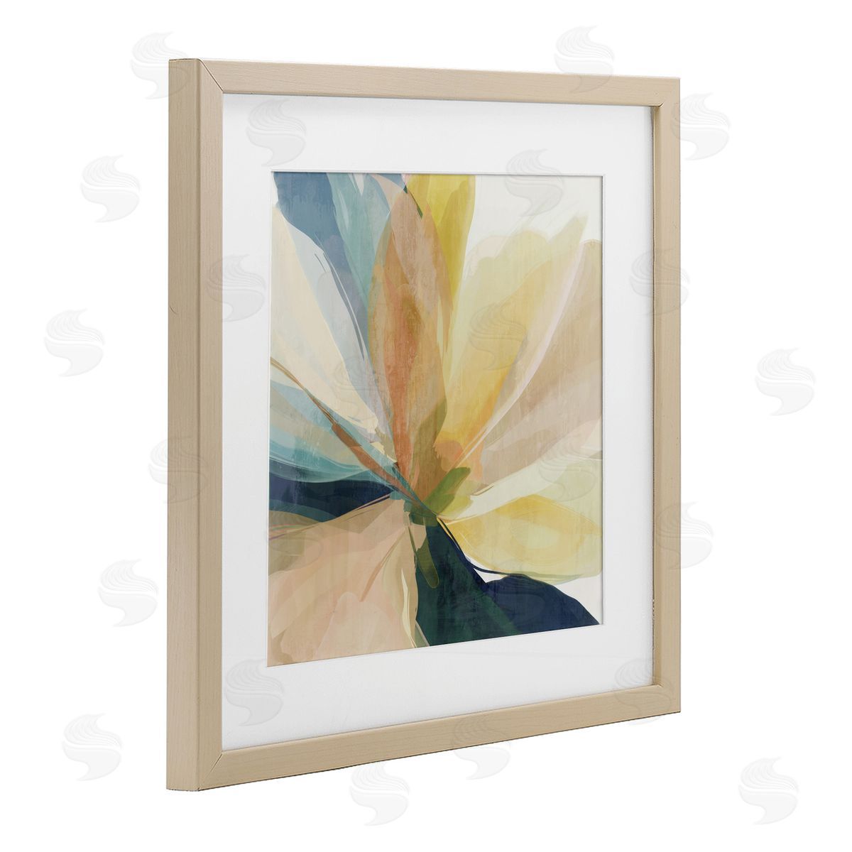 Irena Orlov Contemporary Sunshine Floral Canvas Wall Art Print