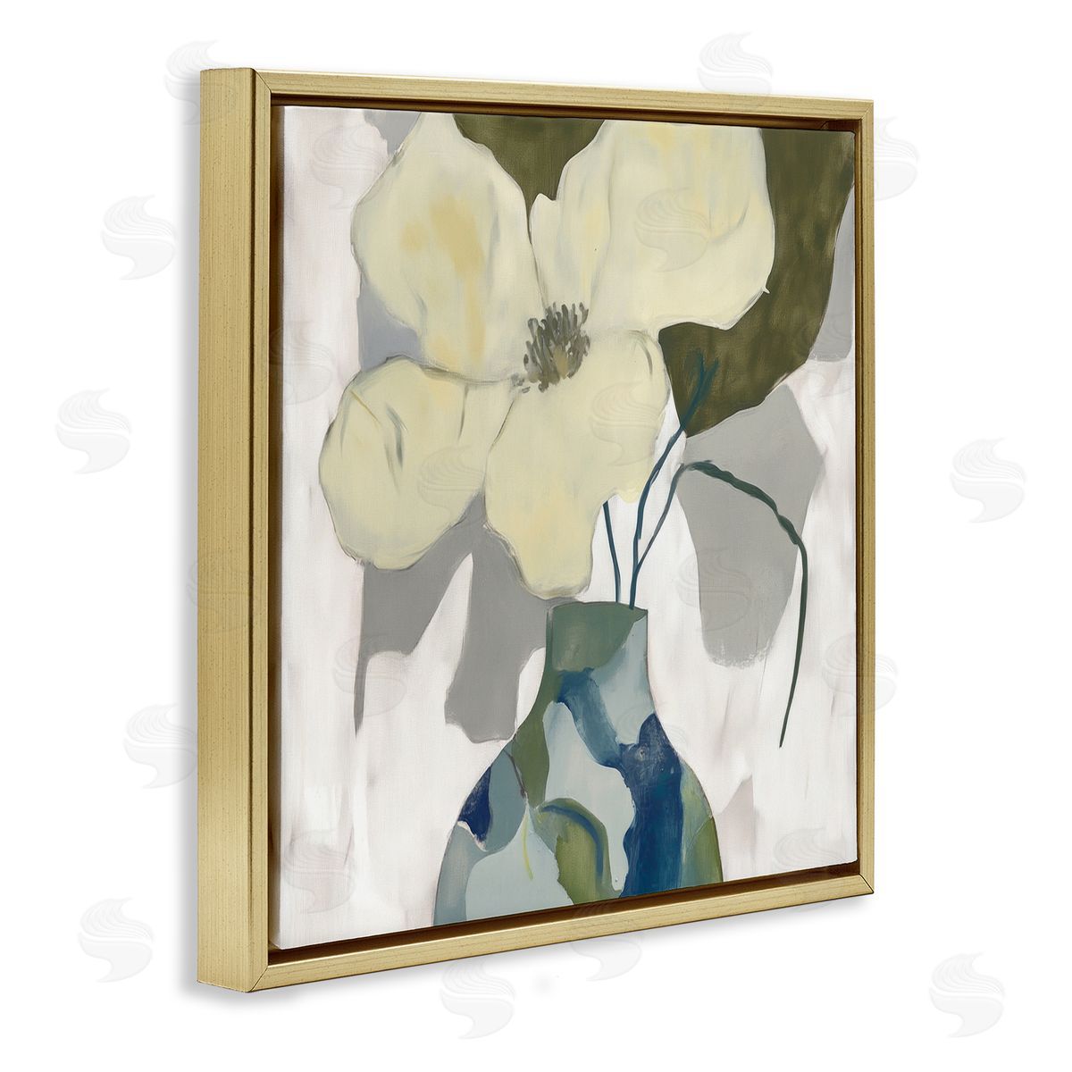 Elara Yasna Boho Modern Petals Canvas Wall Art Print