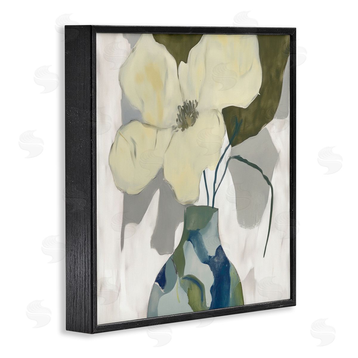 Elara Yasna Boho Modern Petals Canvas Wall Art Print
