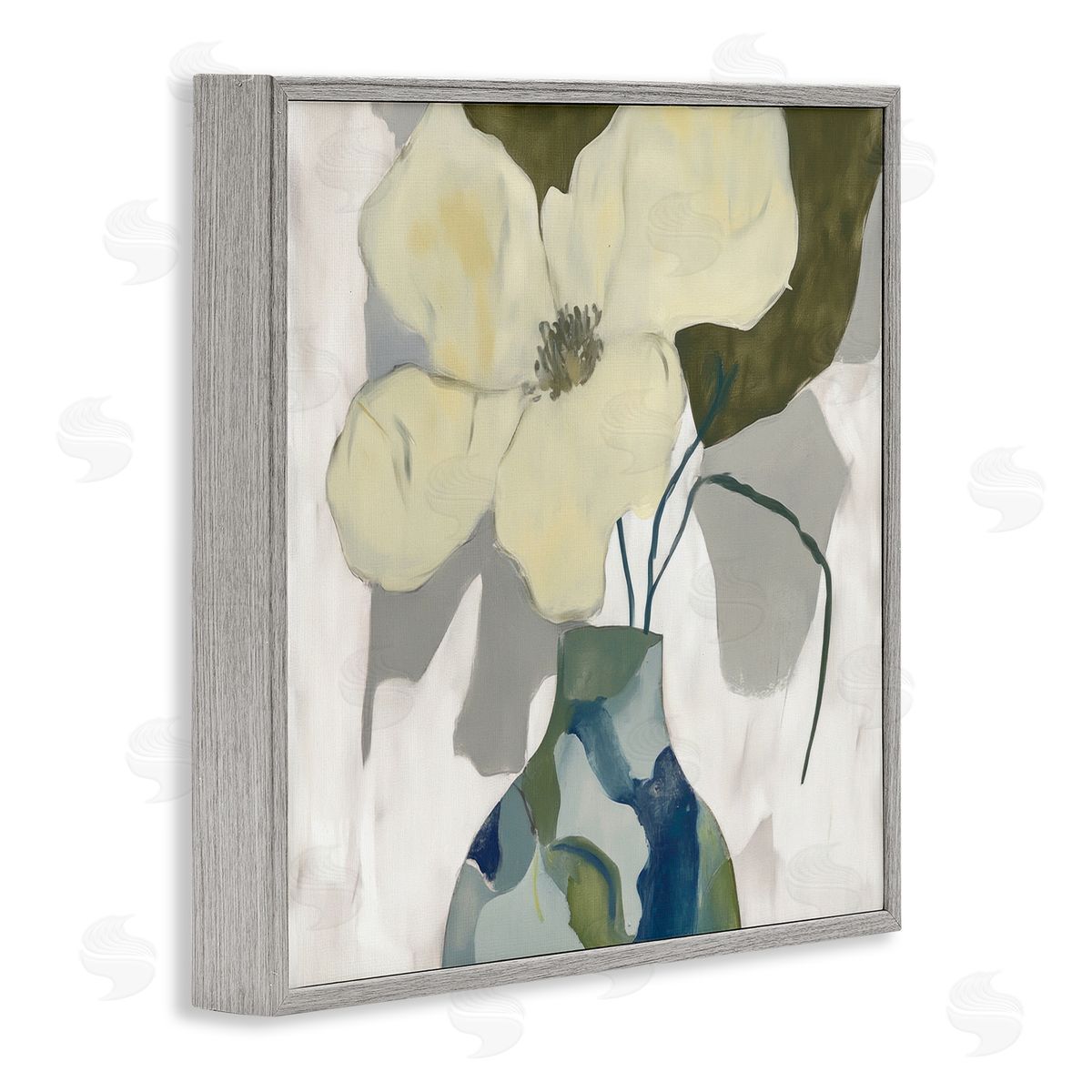 Elara Yasna Boho Modern Petals Canvas Wall Art Print