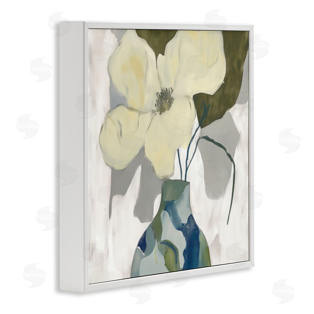 Elara Yasna Boho Modern Petals Canvas Wall Art Print