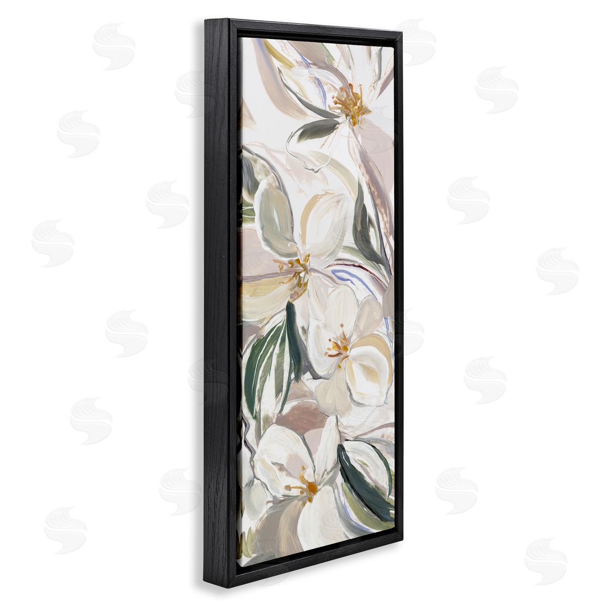 Hannah Dawson Spring Blooms in Earth Tones Canvas Wall Art Print