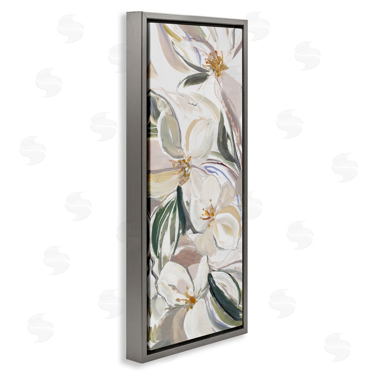 Hannah Dawson Spring Blooms in Earth Tones Canvas Wall Art Print
