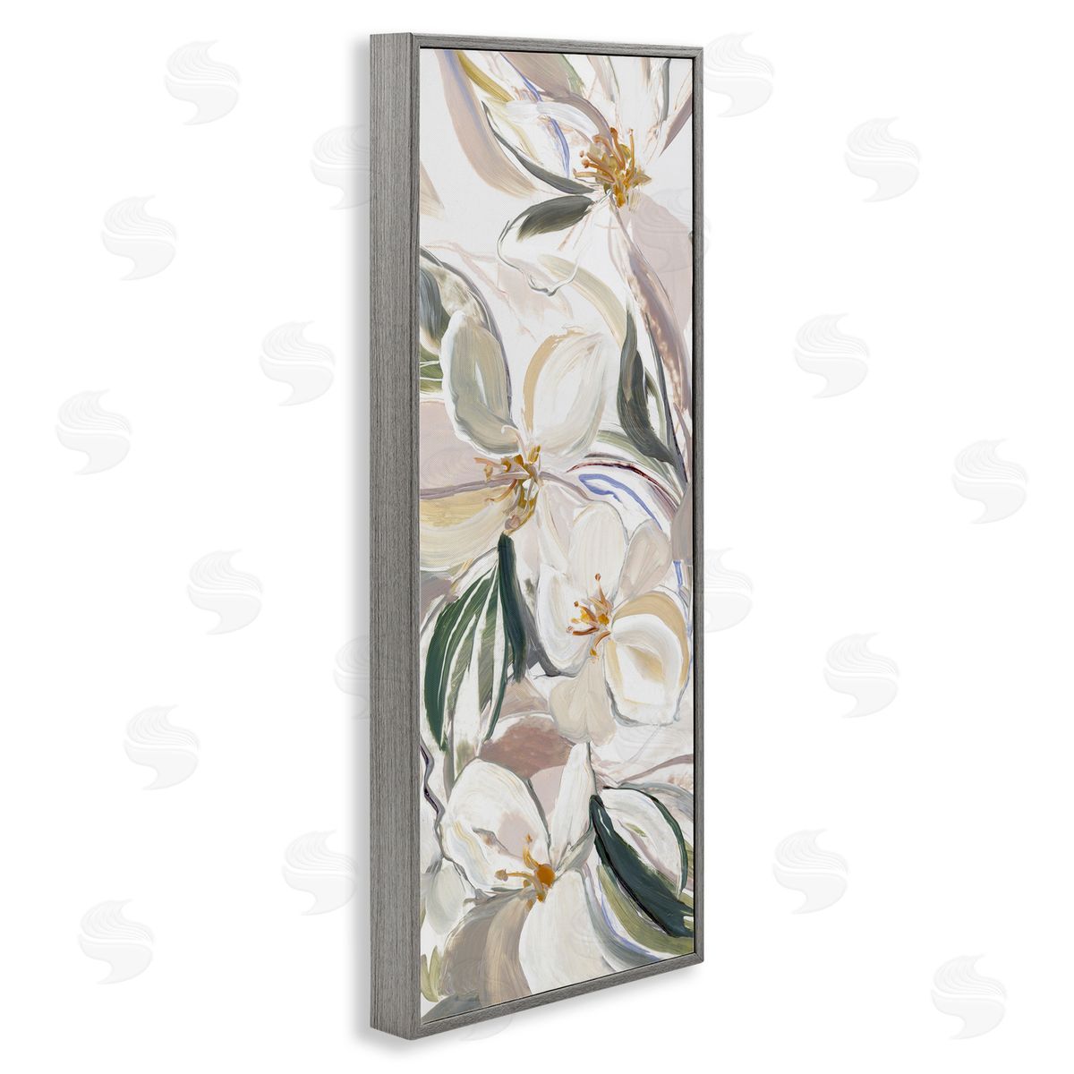 Hannah Dawson Spring Blooms in Earth Tones Canvas Wall Art Print