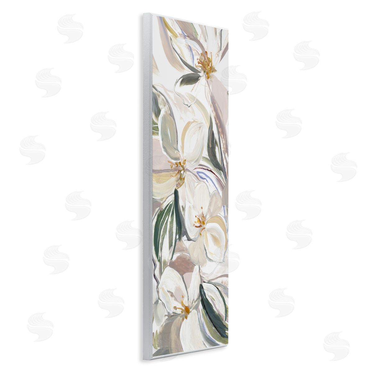 Hannah Dawson Spring Blooms in Earth Tones Canvas Wall Art Print