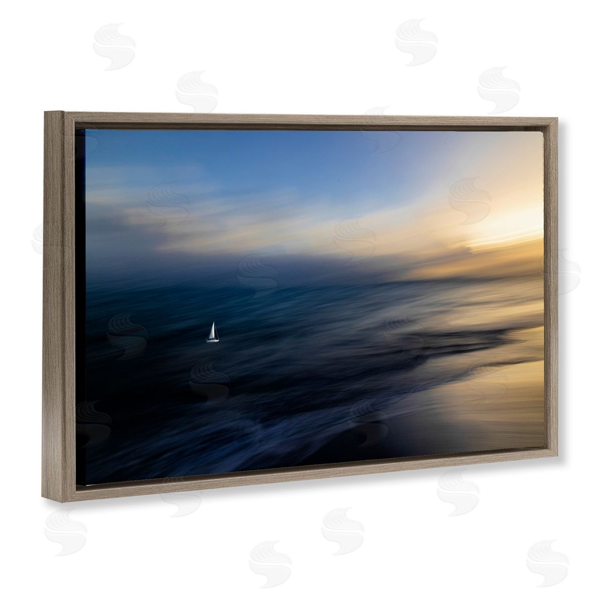 Peter Dulis Stormy Morning Seascape Canvas Wall Art Print