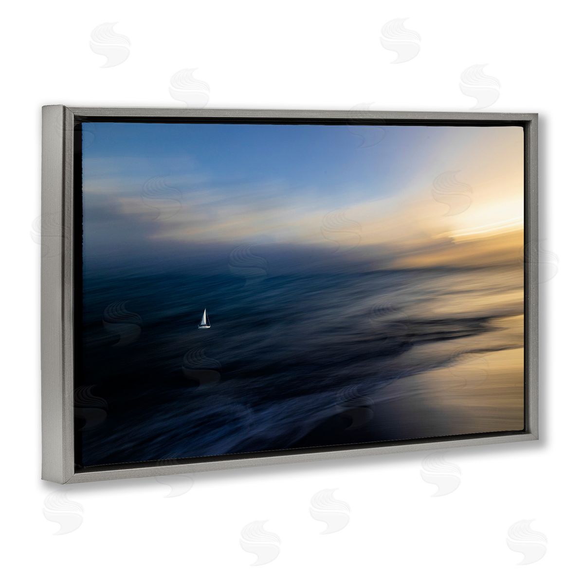 Peter Dulis Stormy Morning Seascape Canvas Wall Art Print