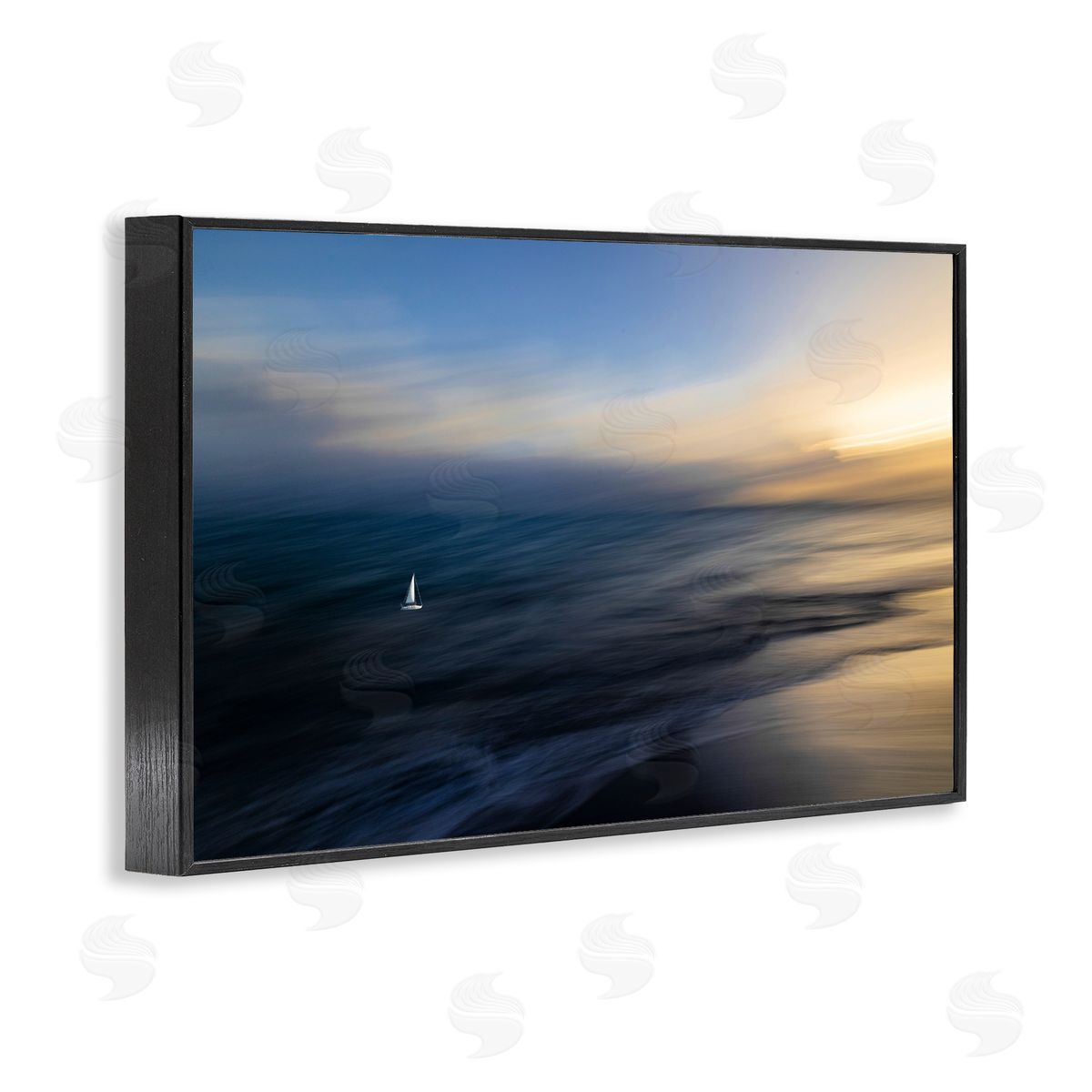 Peter Dulis Stormy Morning Seascape Canvas Wall Art Print