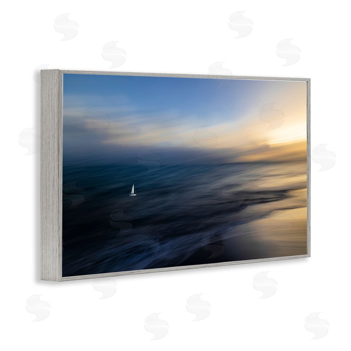 Peter Dulis Stormy Morning Seascape Canvas Wall Art Print