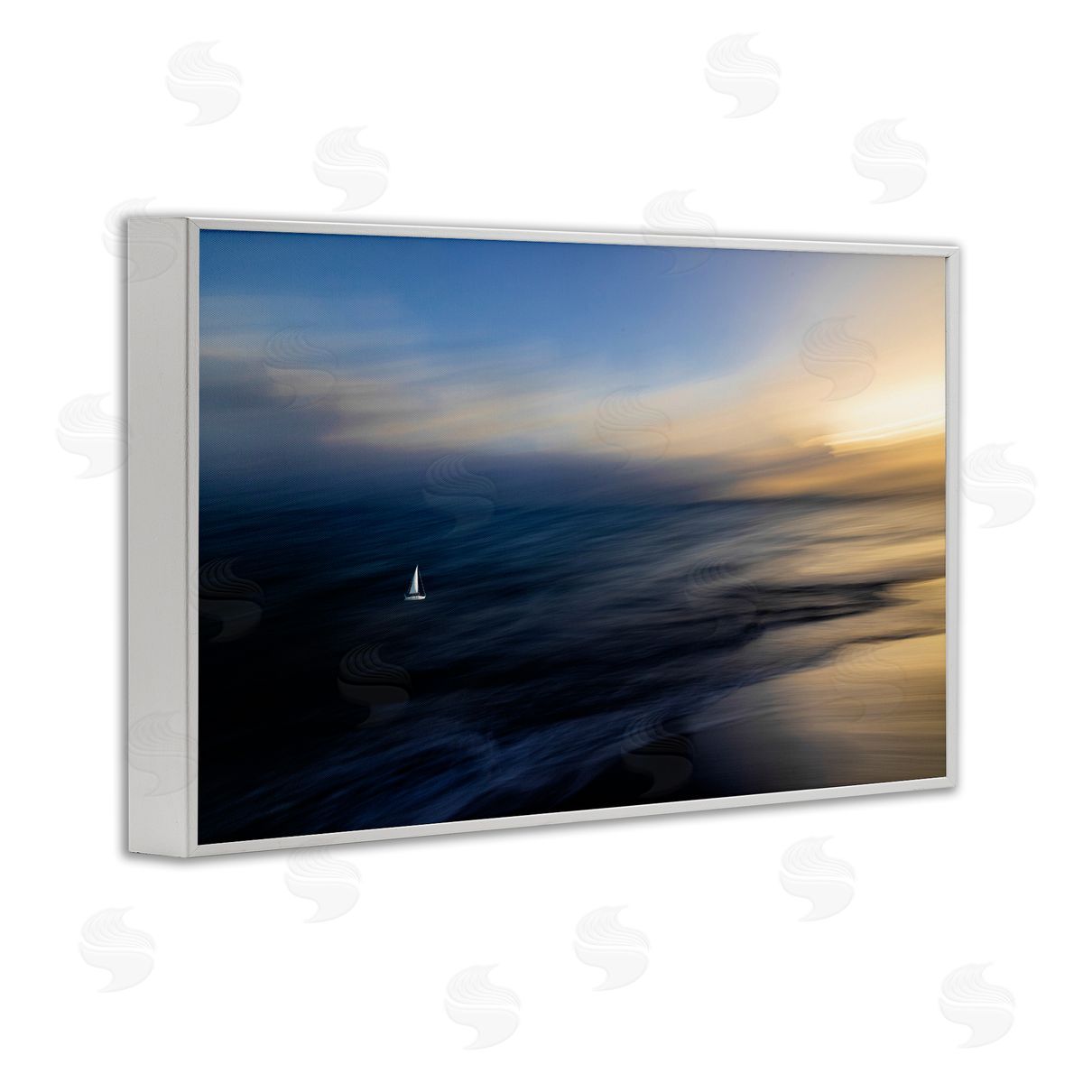 Peter Dulis Stormy Morning Seascape Canvas Wall Art Print