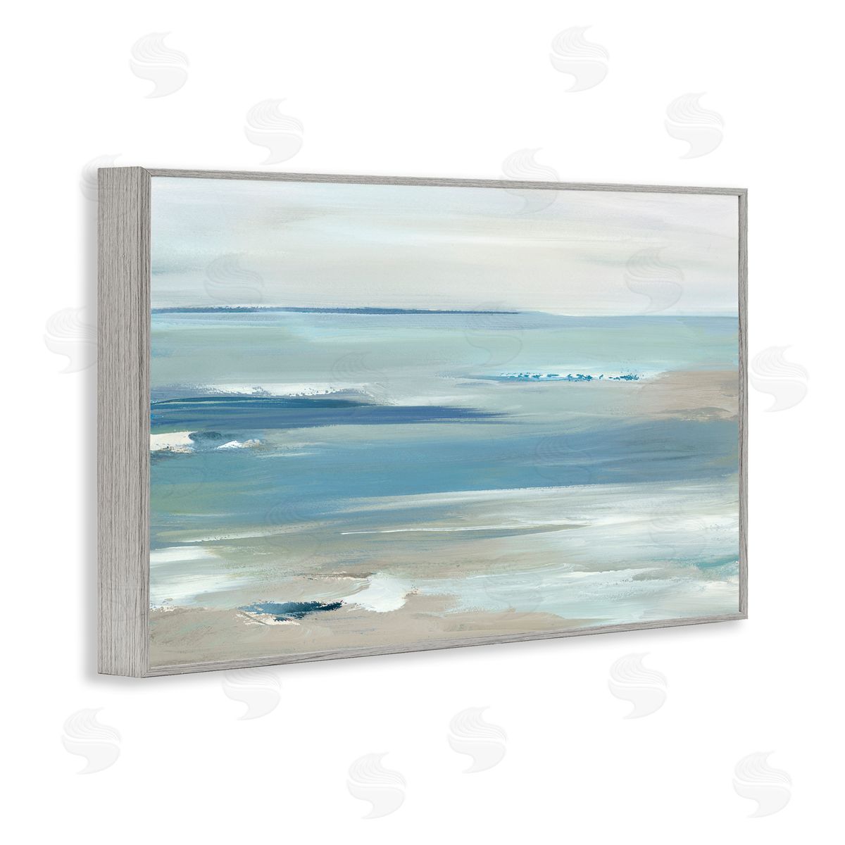 Lera Oceans Apart Seascape Canvas Wall Art Print