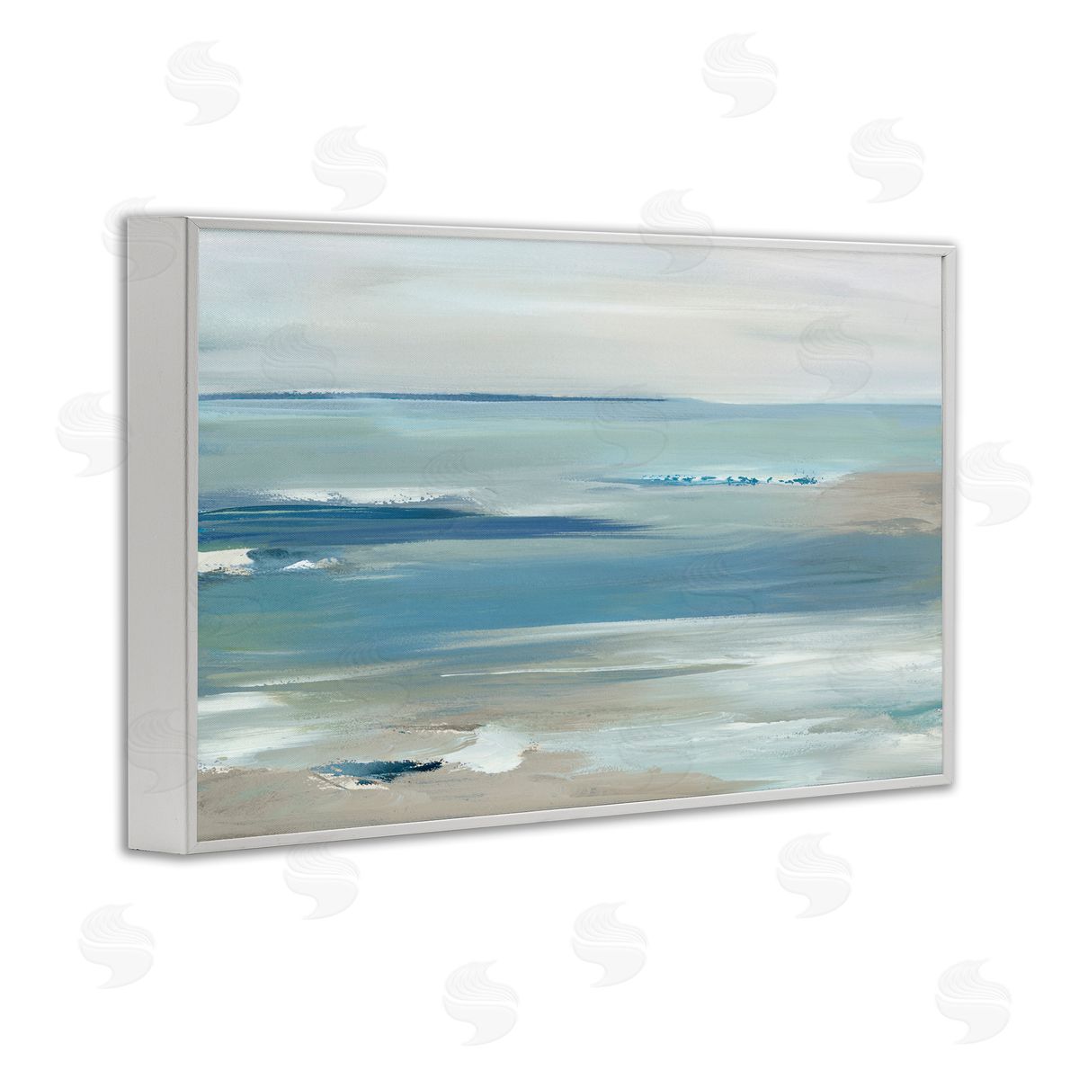 Lera Oceans Apart Seascape Canvas Wall Art Print