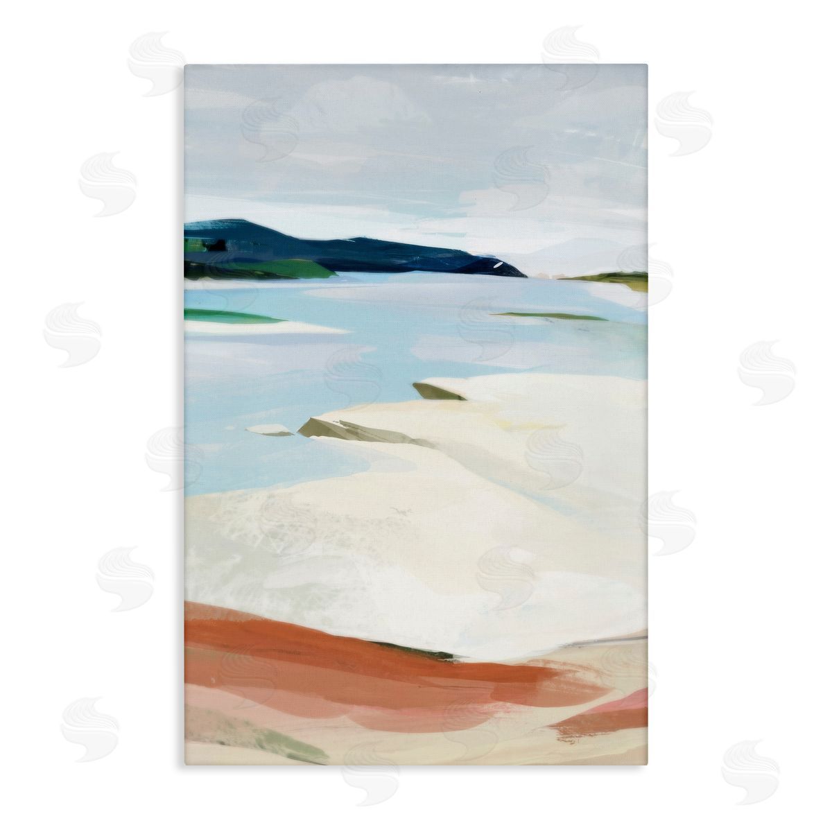 Ken Roko Afternoon Winter Scene Canvas Wall Art Print