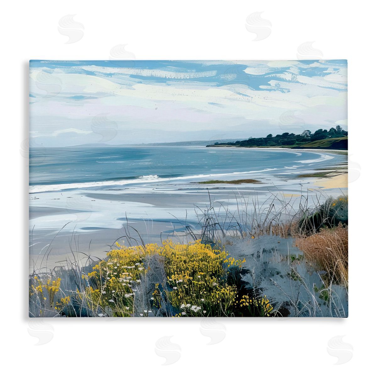 Irena Orlov Reflections Of Blue Canvas Wall Art Print