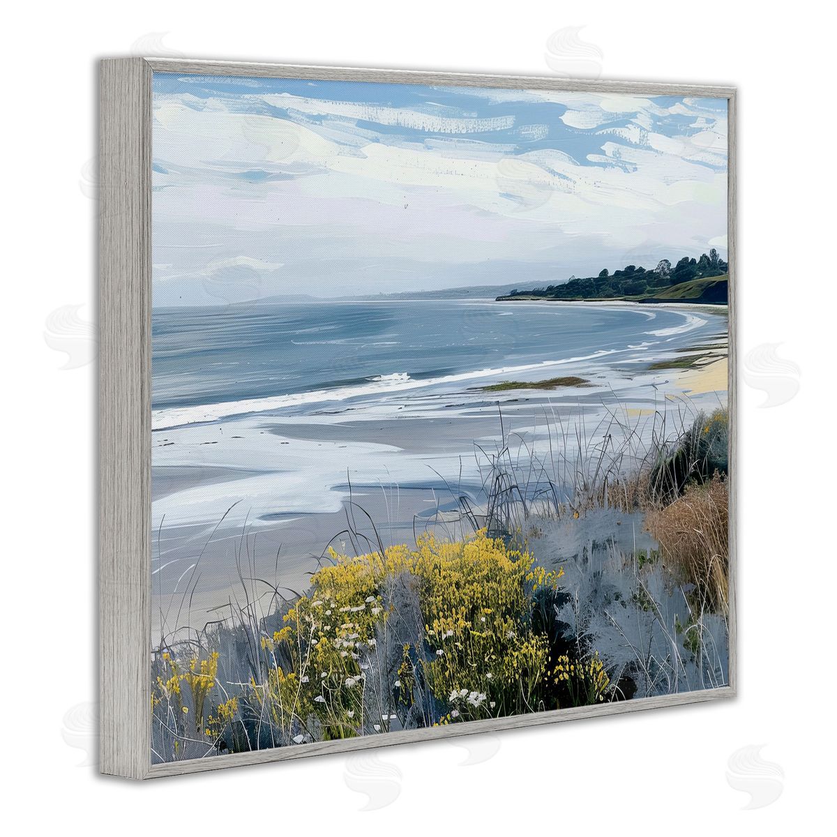 Irena Orlov Reflections Of Blue Canvas Wall Art Print