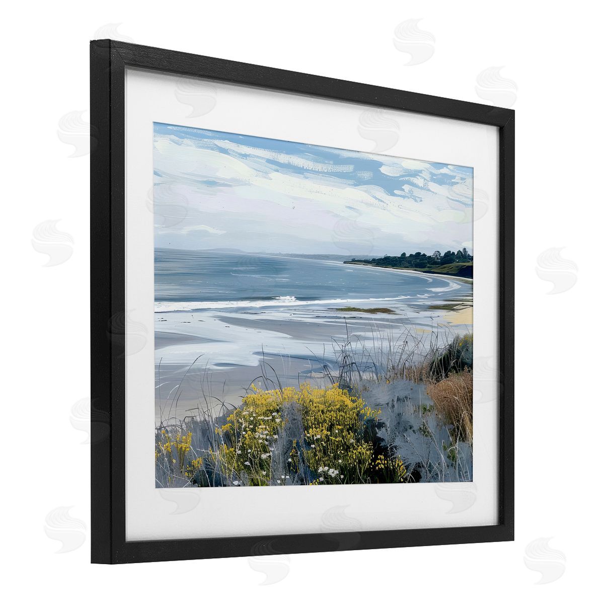 Irena Orlov Reflections Of Blue Canvas Wall Art Print