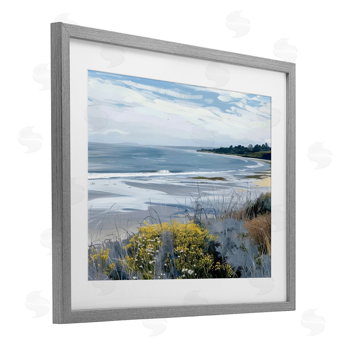 Irena Orlov Reflections Of Blue Canvas Wall Art Print