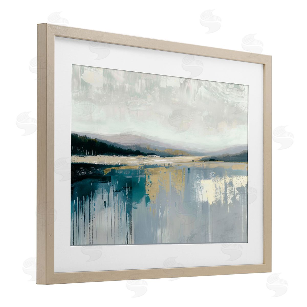 Irena Orlov Abstract Emerald Canopy Canvas Wall Art Print