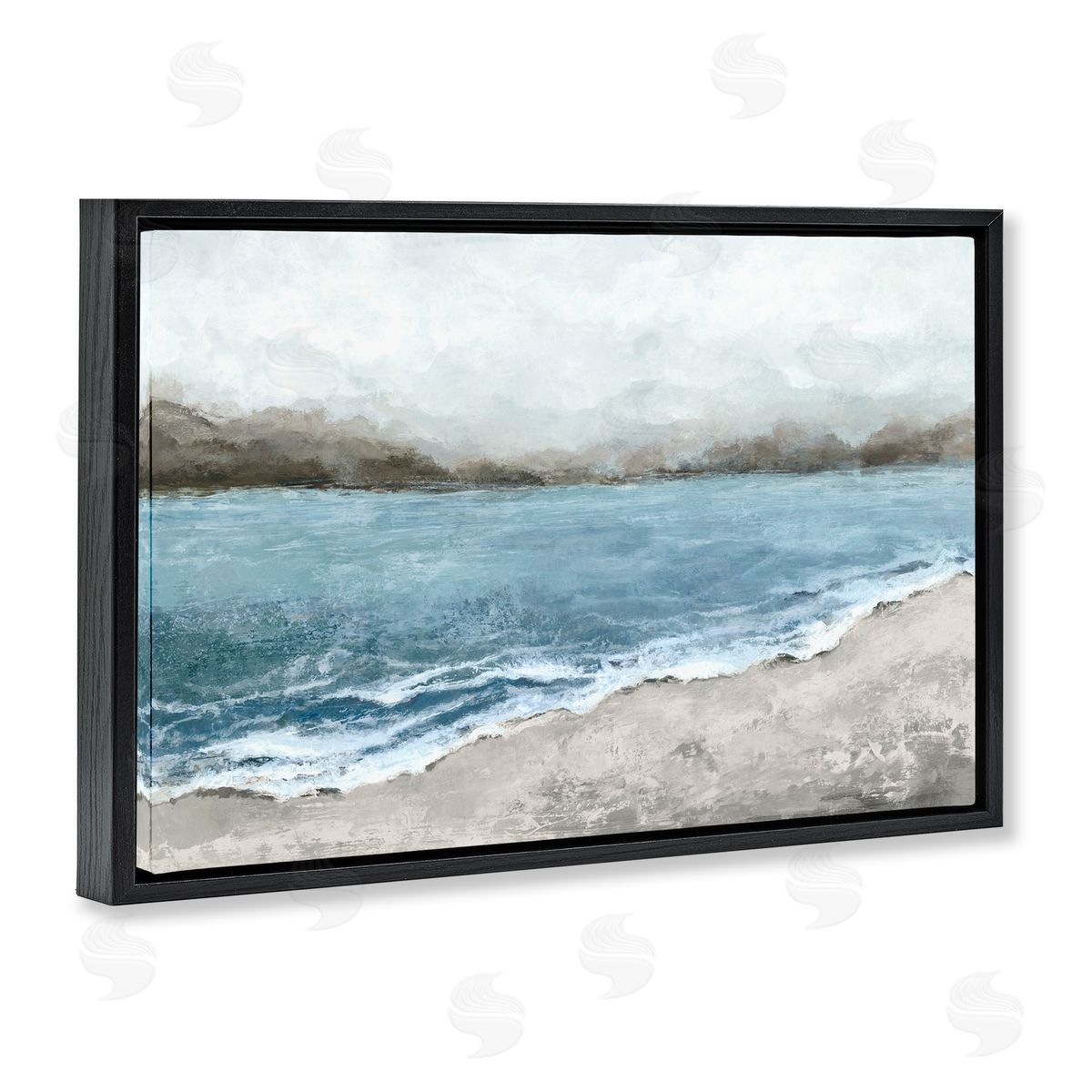 Hannah Dawson Shoreline Serenity Beach Canvas Wall Art Print